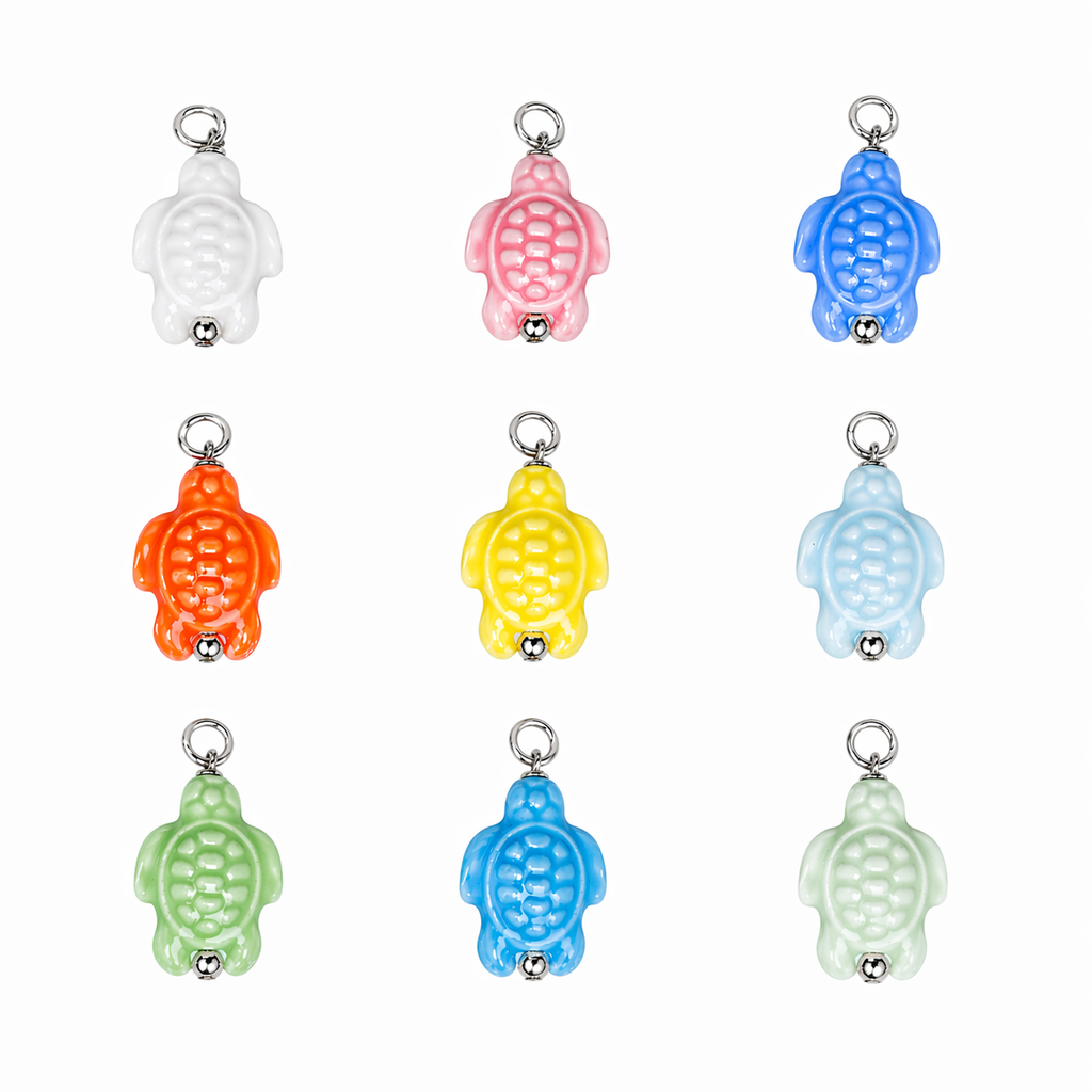 TURTLE charm  -SILFRAÐ