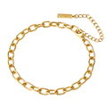 CHARM keðja - Charm ARMBAND GYLLT