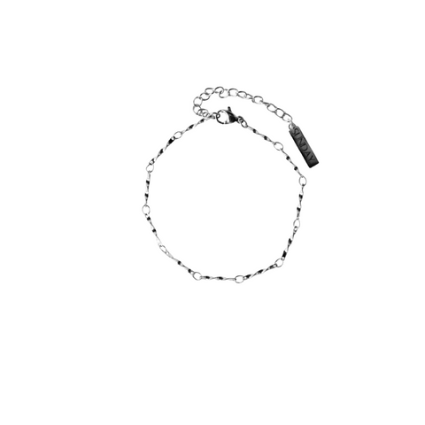 CHARM keðja fíngerð - Charm ARMBAND SILFRAÐ