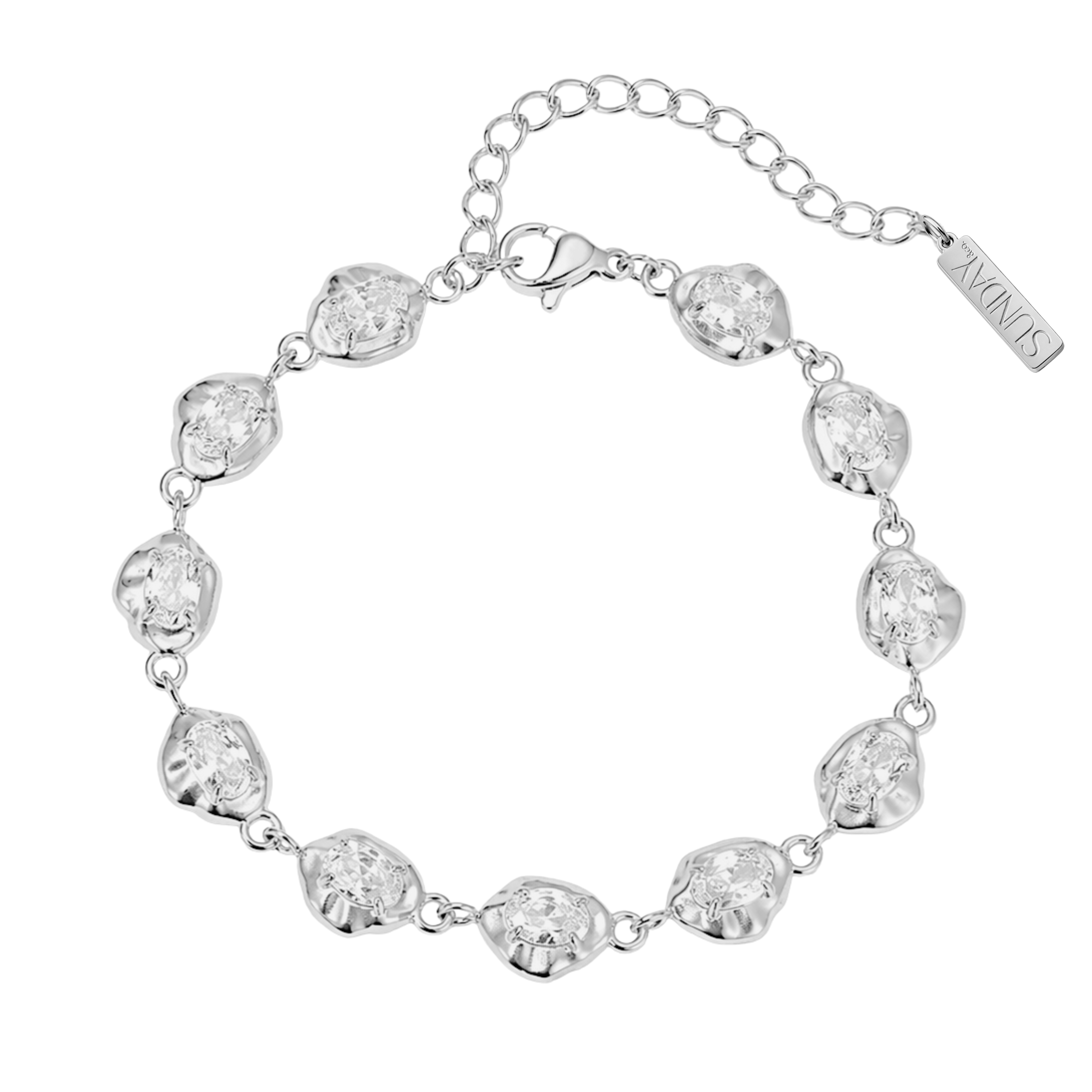 GLITRA armband - SILFRAÐ