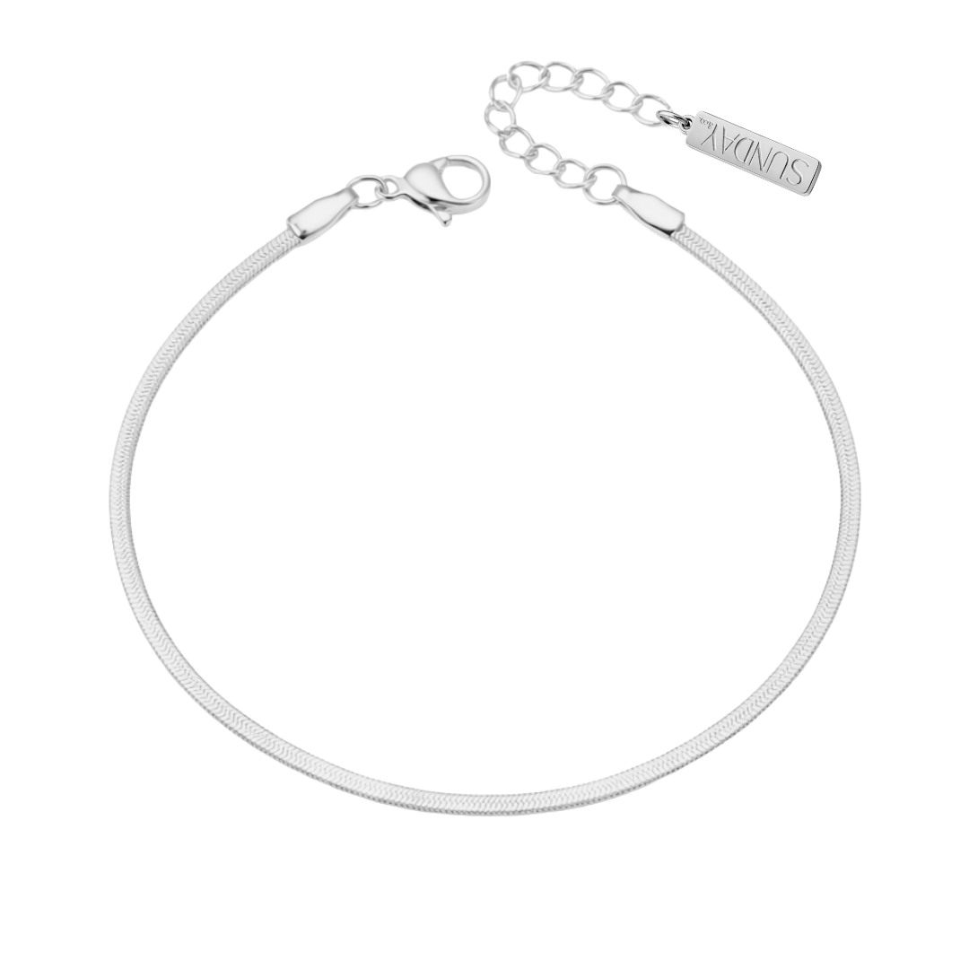 MINI SNAKE armband - karla SILFRAÐ