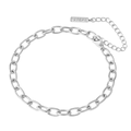 CHARM keðja - Charm ARMBAND SILFRAÐ
