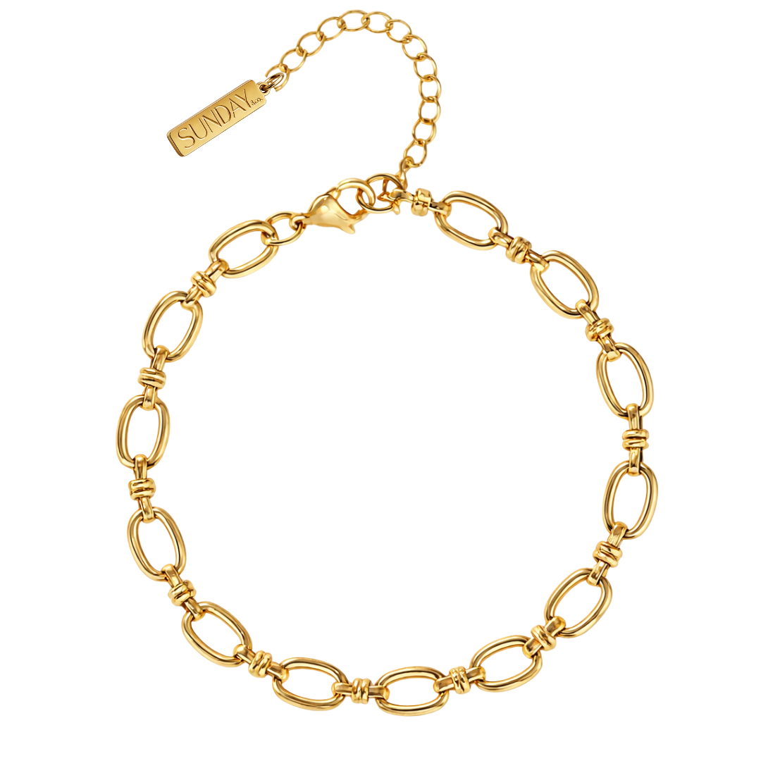 CHARM keðja - Charm ARMBAND GYLLT