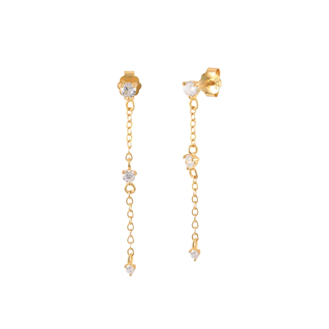 CINDERELLA eyrnalokkar GYLLT