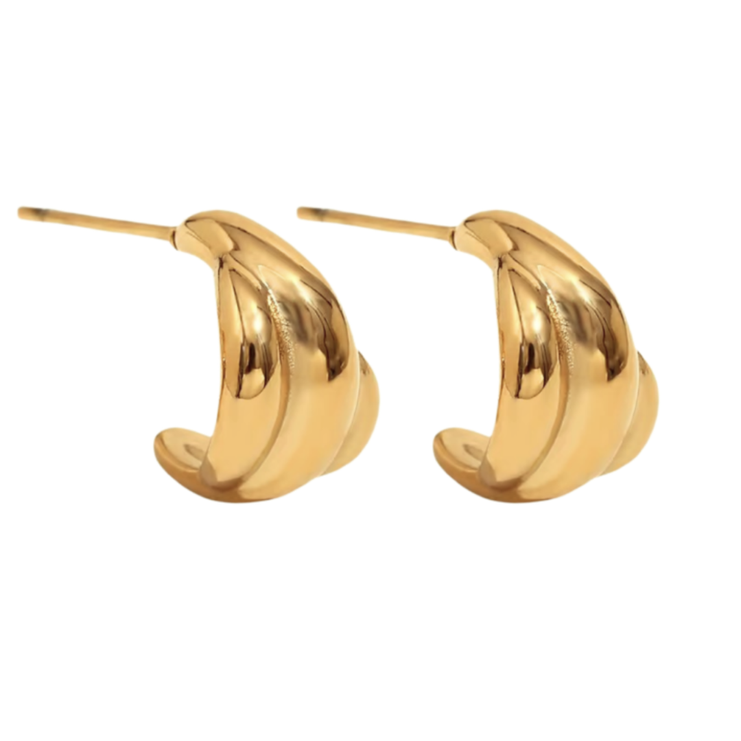 BON eyrnalokkar GYLLT