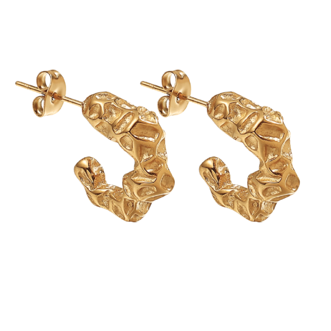 CRUMBLE eyrnalokkar GYLLT