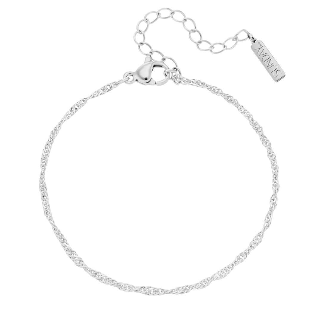 MINIMAL armband SILFRAÐ