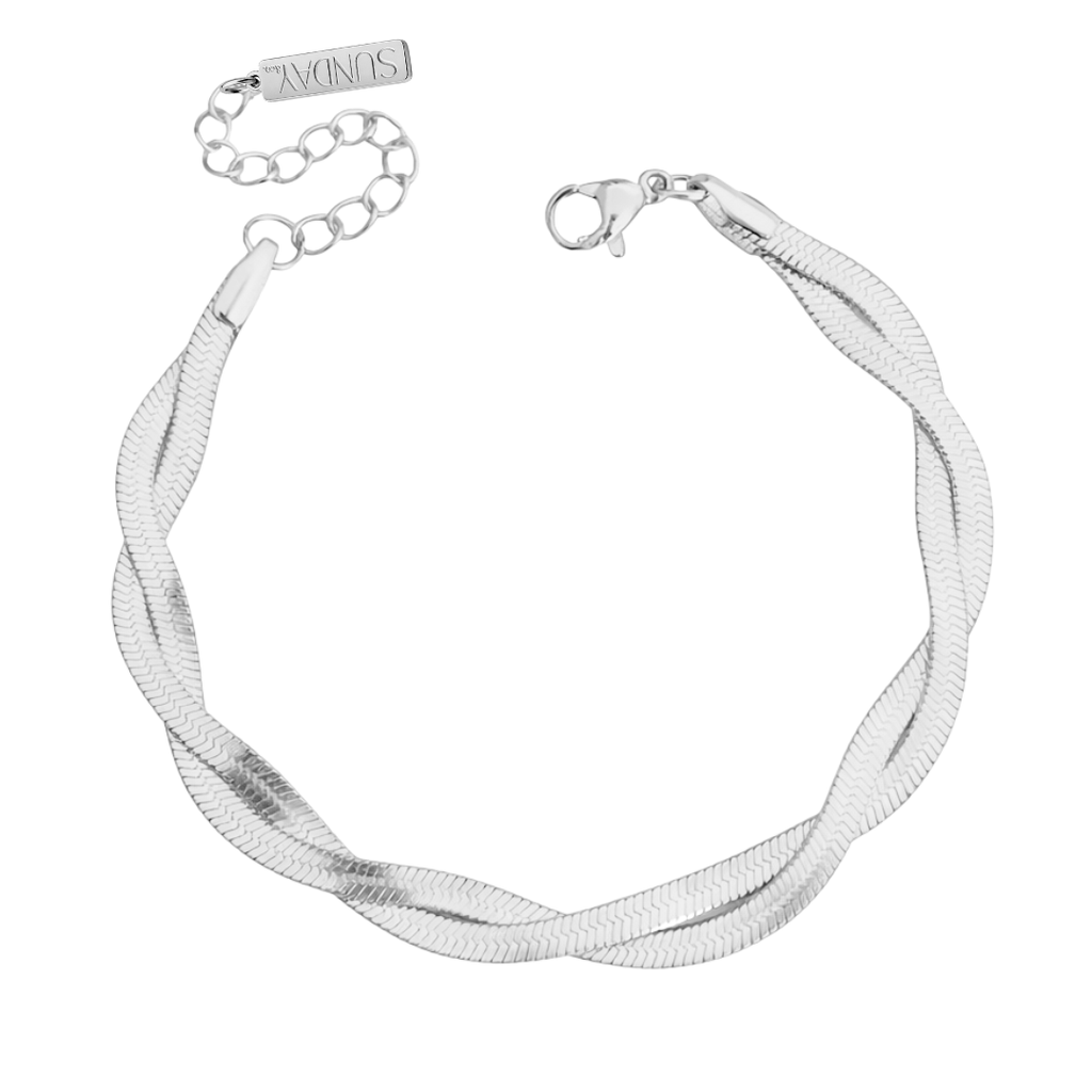 TWIST armband SILFRAÐ