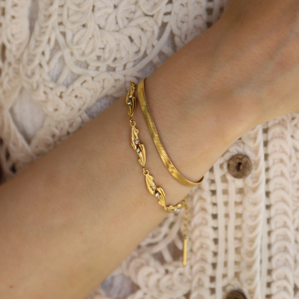 SNAKE armband SILFRAÐ