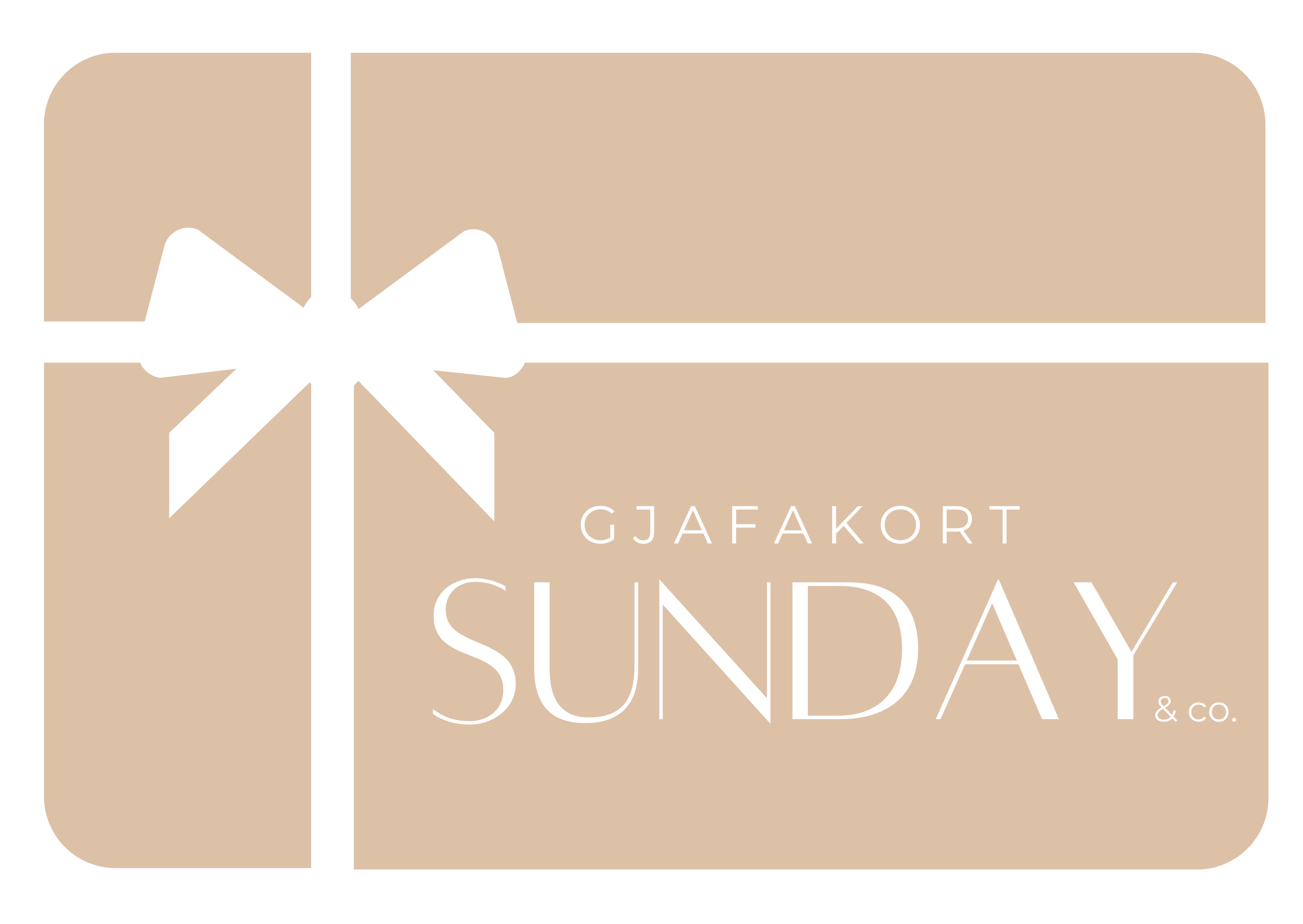 Gjafakort - sækja/fá sent