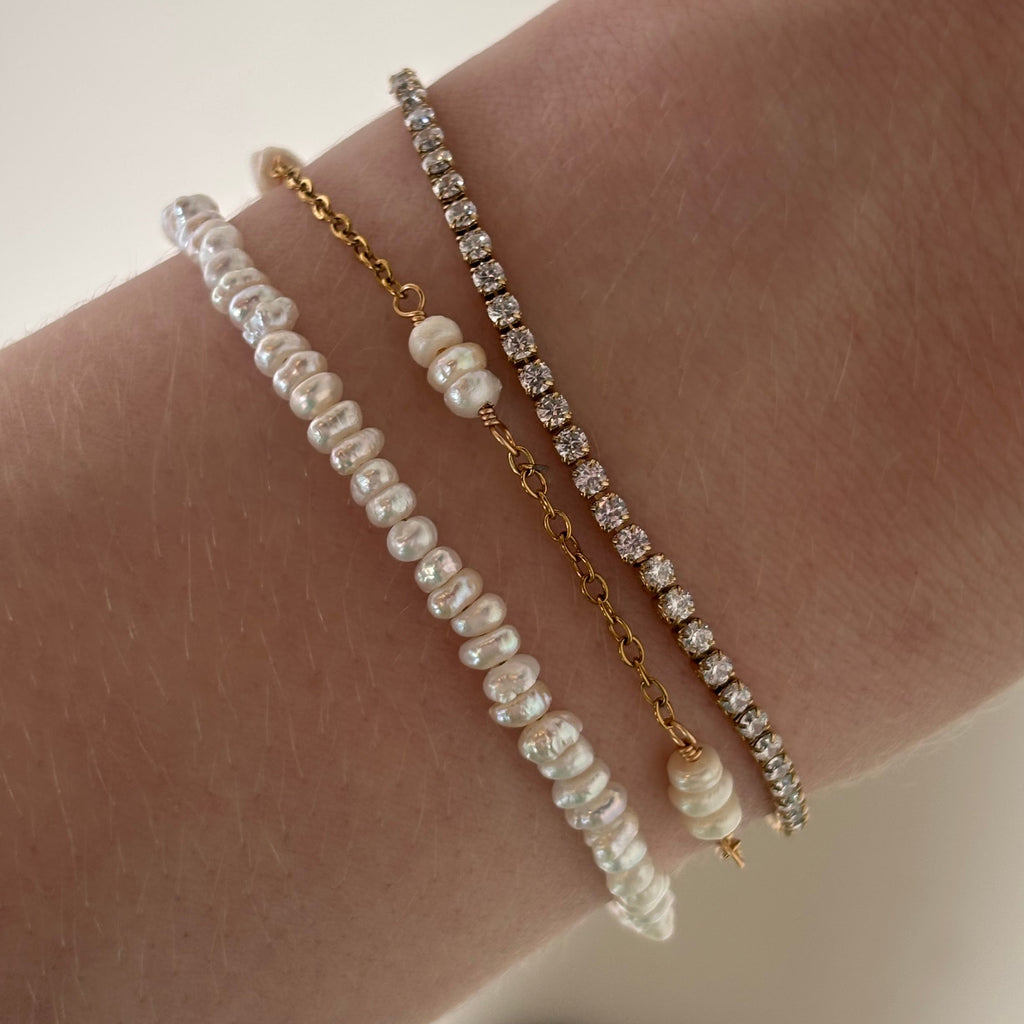 COASTAL PEARL armband GYLLT