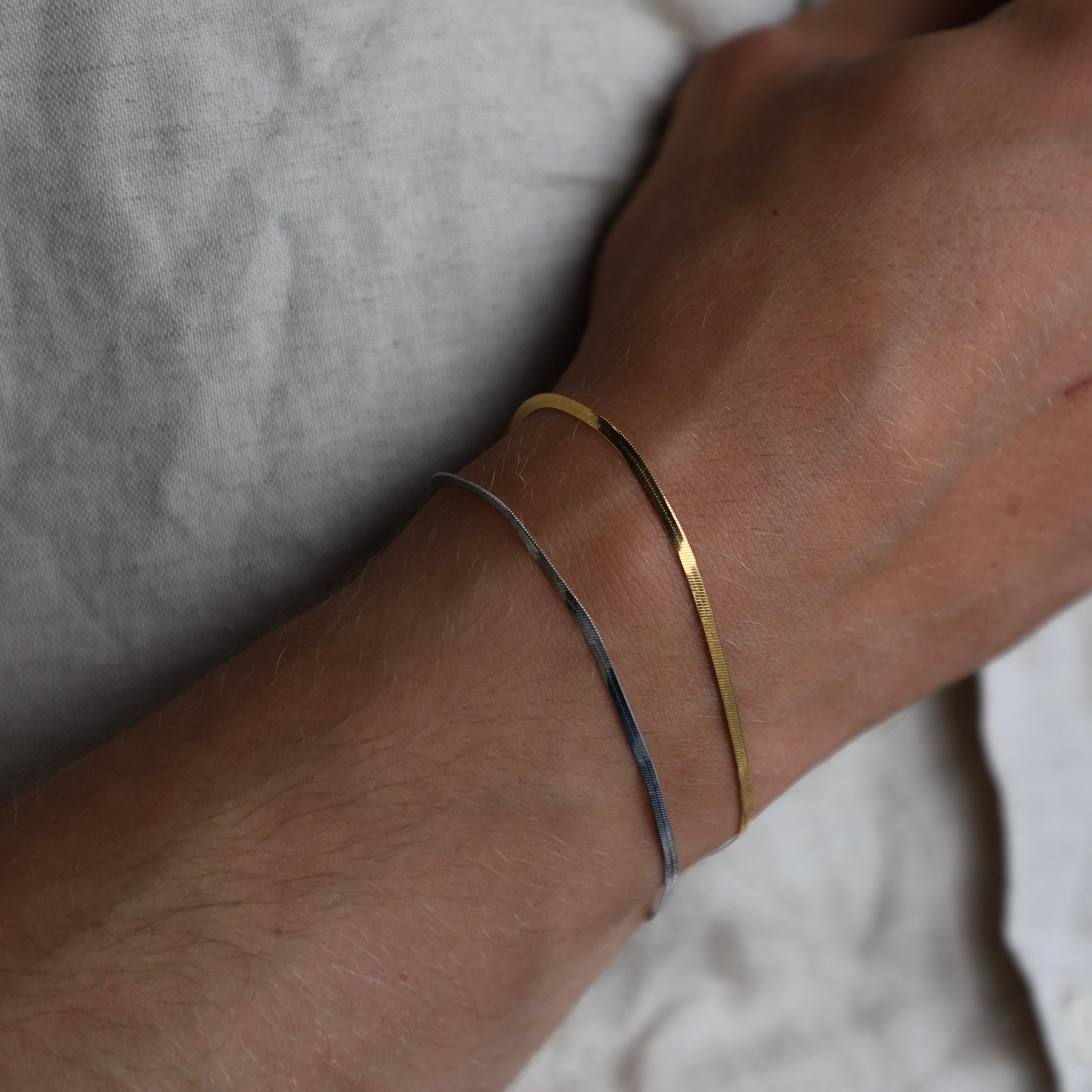 MINI SNAKE armband - karla SILFRAÐ