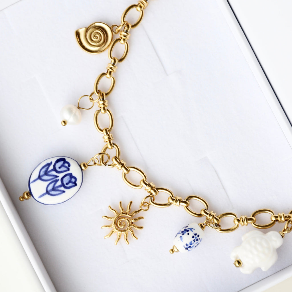 CERAMIC BEAD charm - GYLLT
