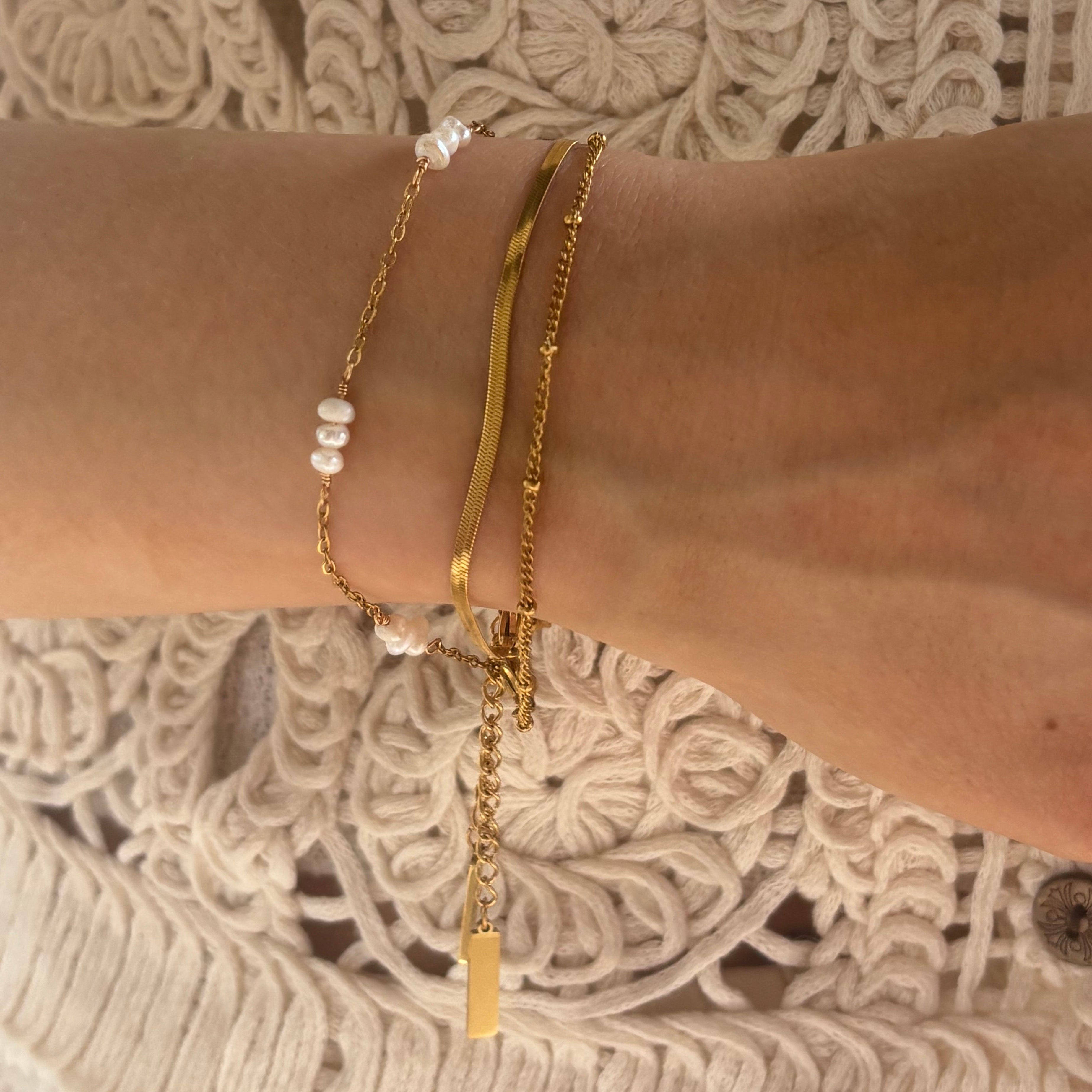 MINI SNAKE armband - GYLLT