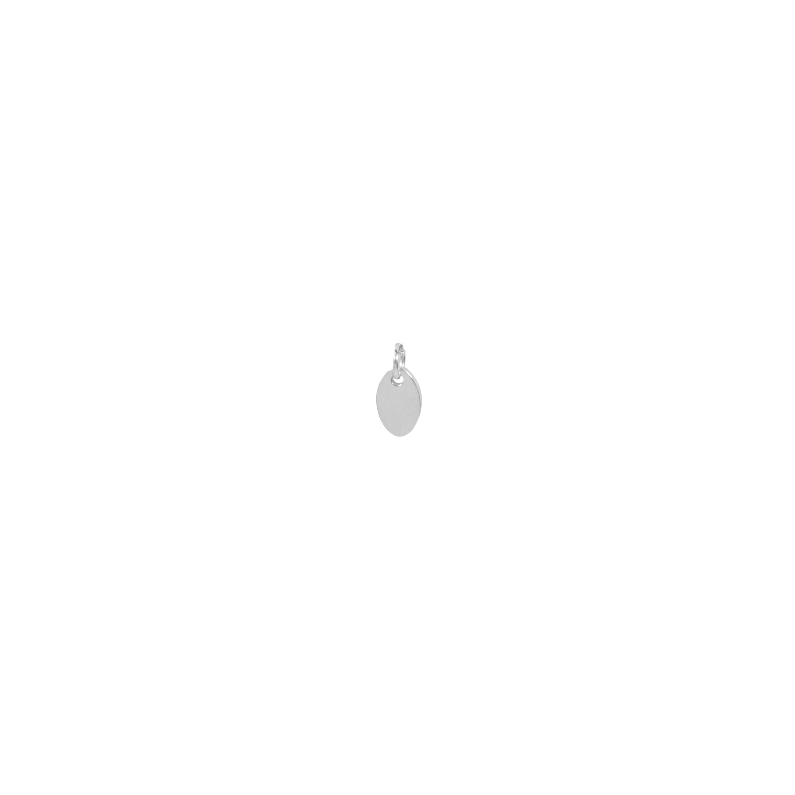 MINI OVAL - charm SILFRAÐ