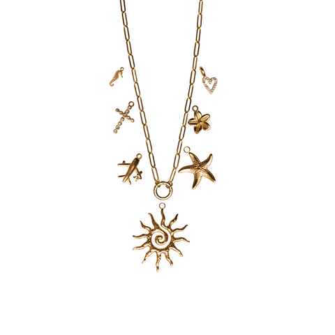 CHARM hálsmen - GYLLT