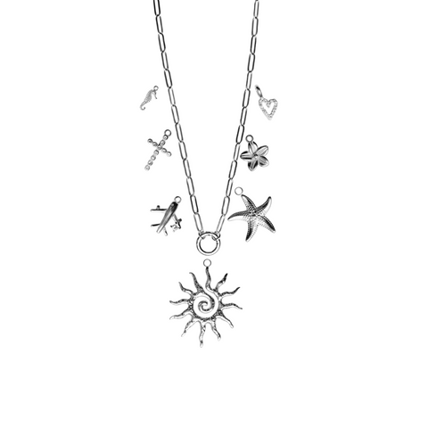 CHARM hálsmen - SILFRAÐ