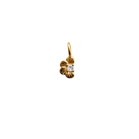 SPARKLE BLÓM charm -GYLLT