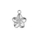 PLUMERIA charm - SILFRAÐ
