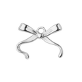 RIBBON BOW charm - SILFRAÐ