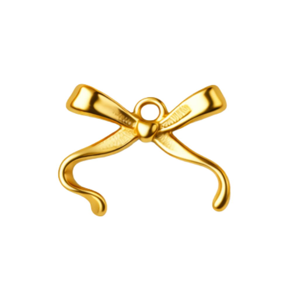 RIBBON BOW charm - GYLLT