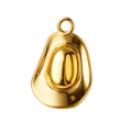 KÚREKA HATTUR charm - GYLLT