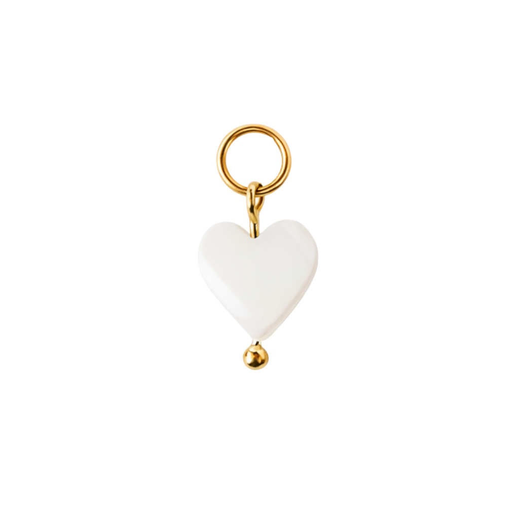 SHELL HEART charm - GYLLT
