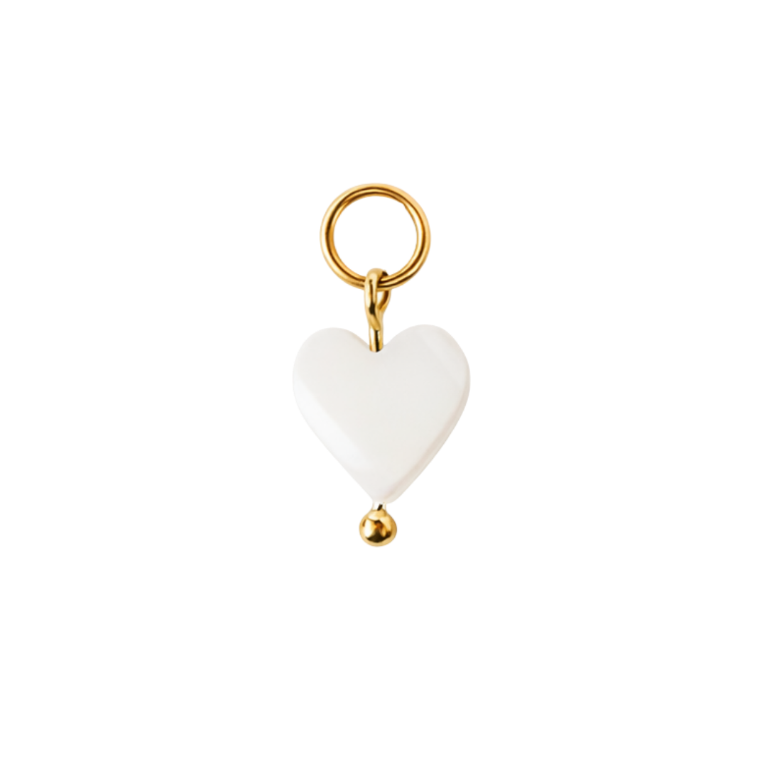 SHELL HEART charm - GYLLT