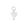 SHELL HEART charm - SILFRAÐ