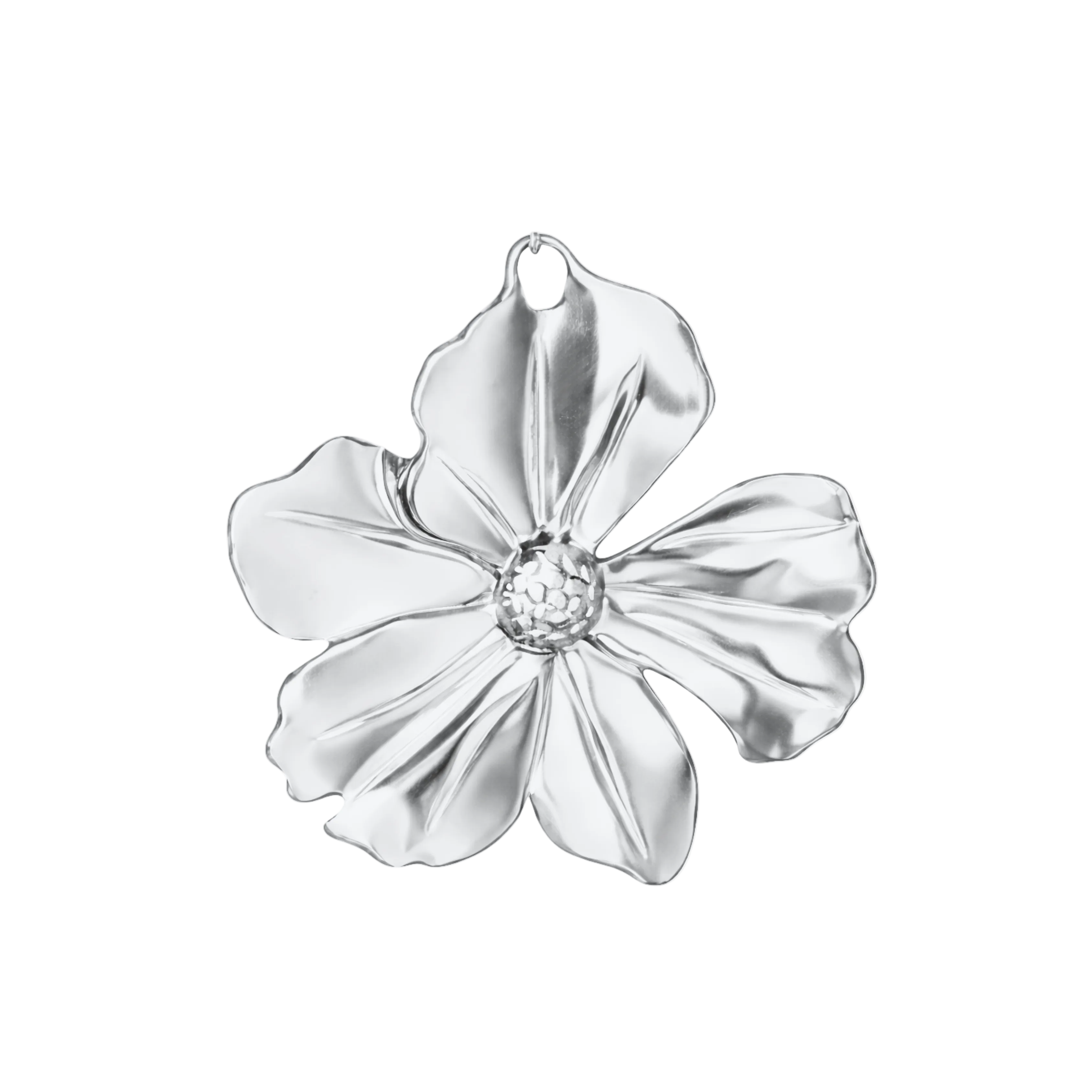 MINI HIBISCUS charm - SILFRAÐ