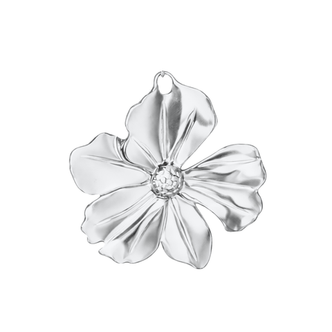 MINI HIBISCUS charm - SILFRAÐ