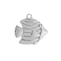 TROPICAL FISH charm - SILFRAÐ