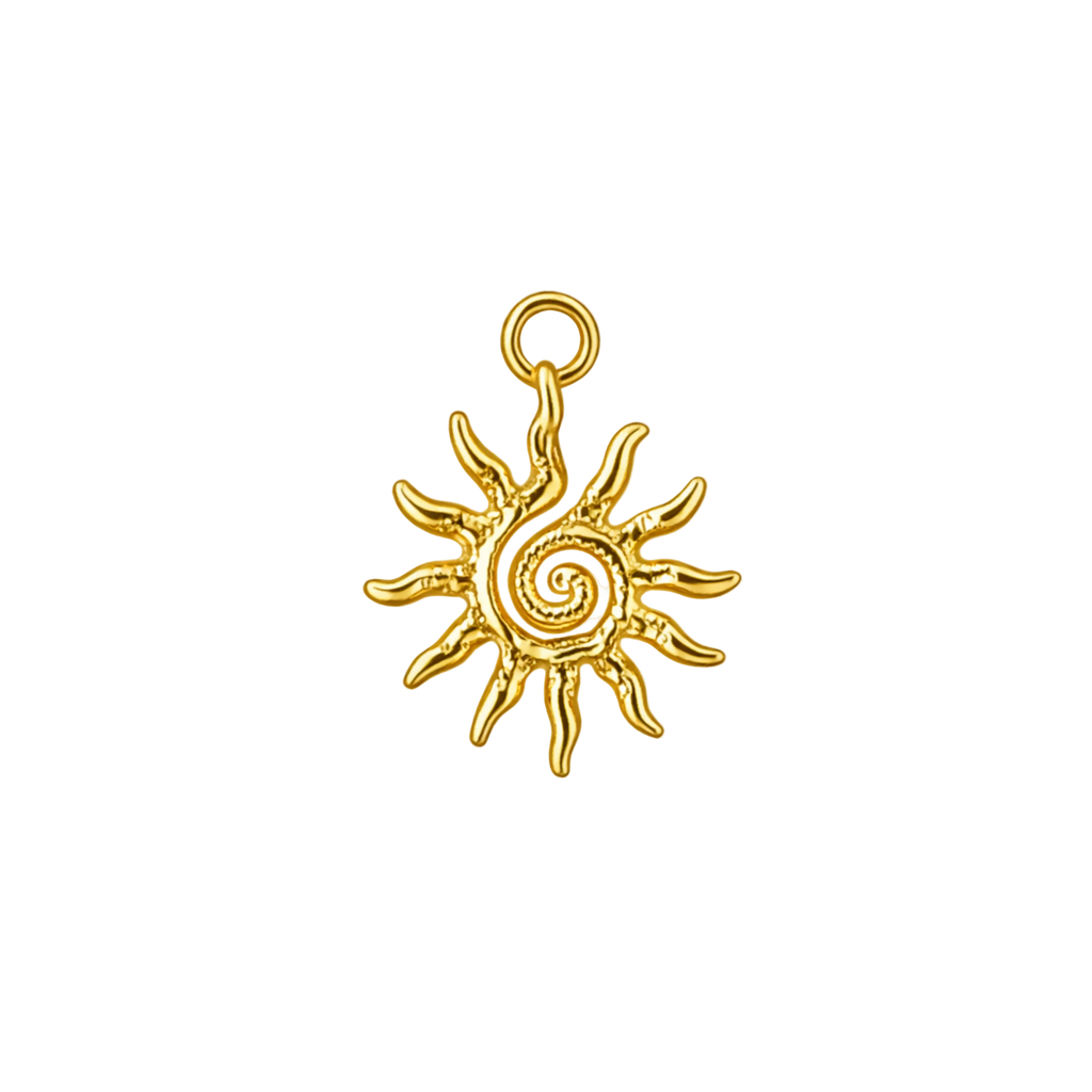 MINI SÓL charm - GYLLT