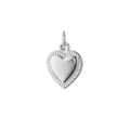 GOLDEN HEART charm - SILFRAÐ