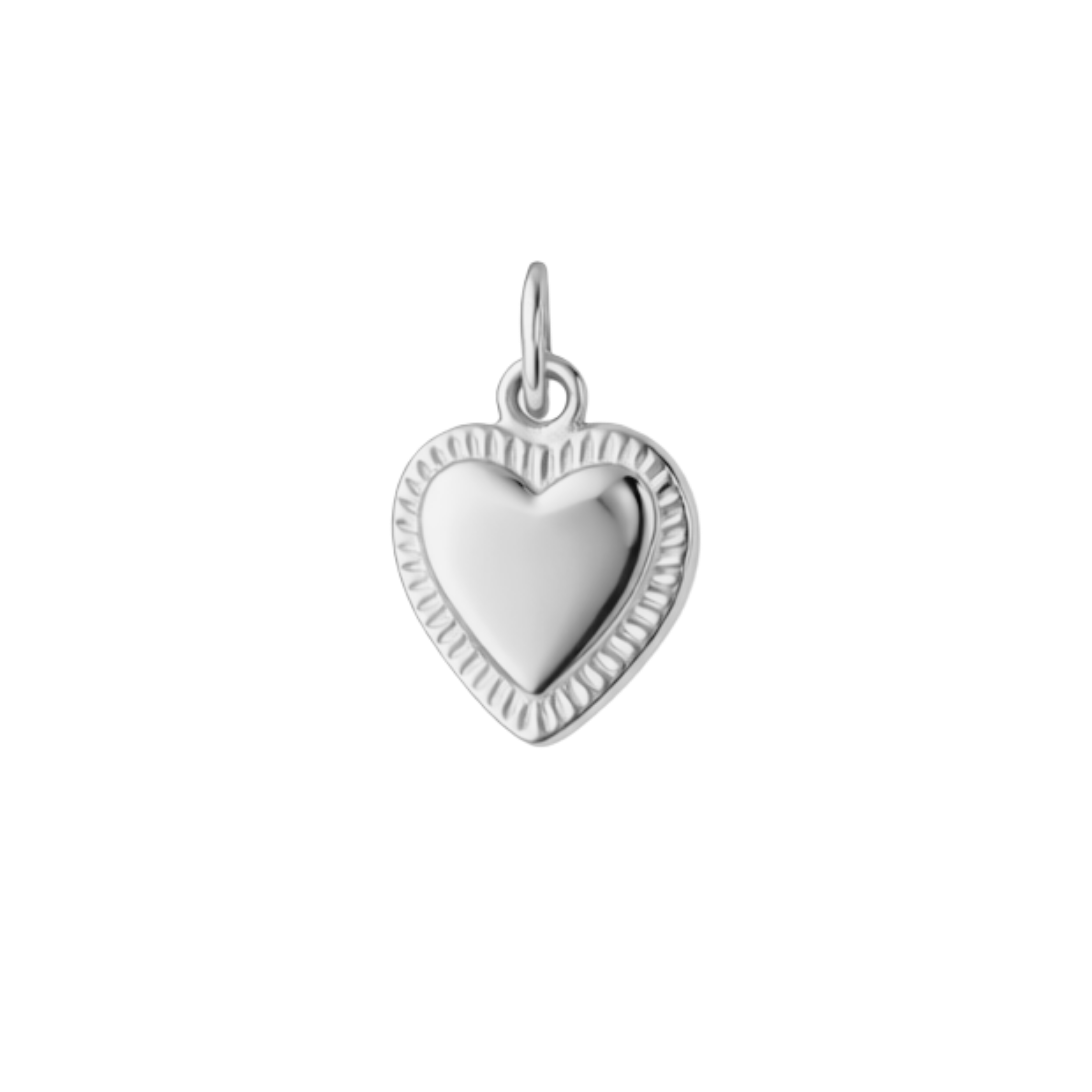 GOLDEN HEART charm - SILFRAÐ