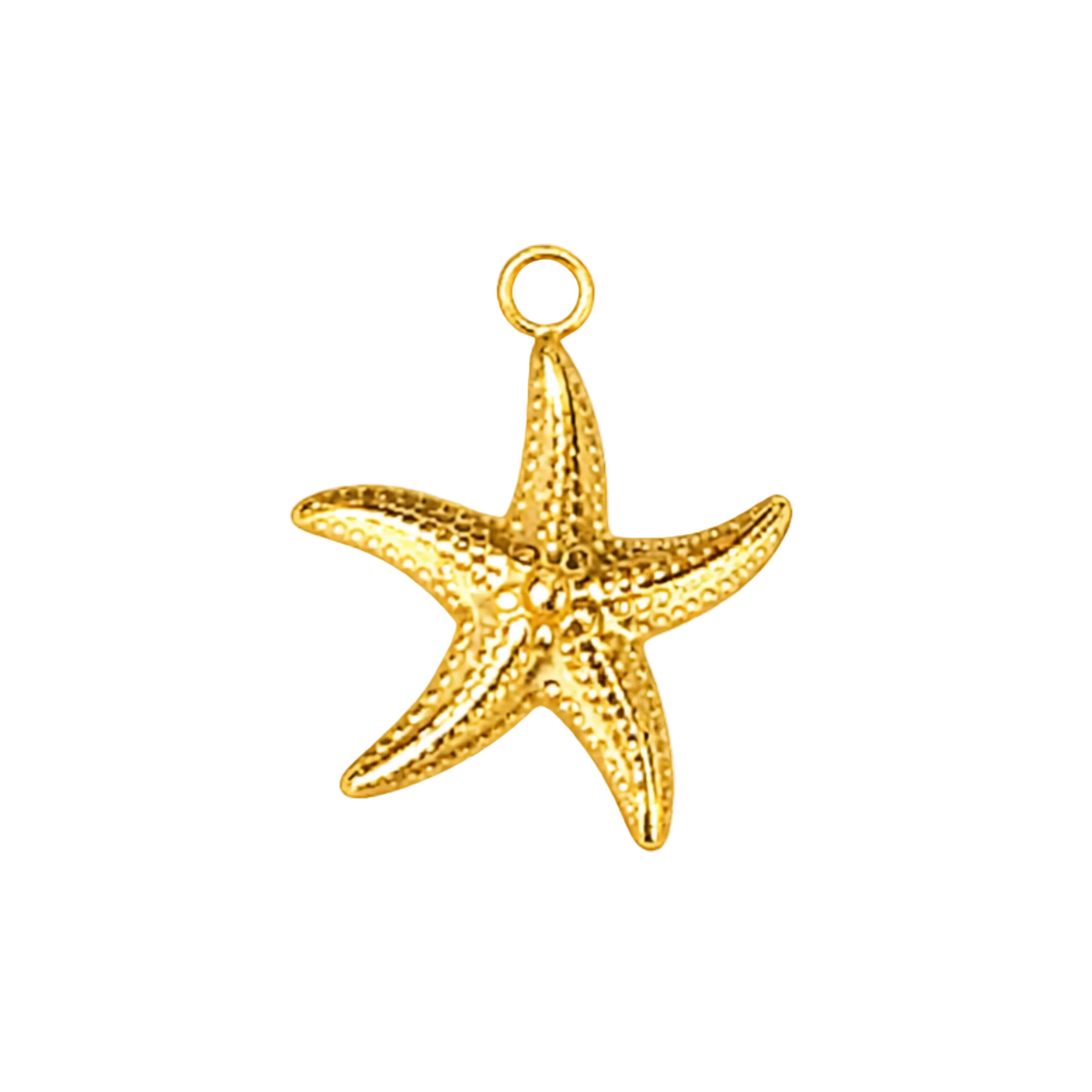 KROSSFISKUR  charm  - GYLLT