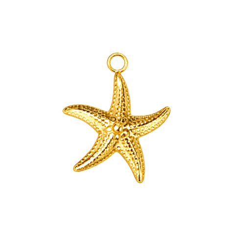 KROSSFISKUR  charm  - GYLLT