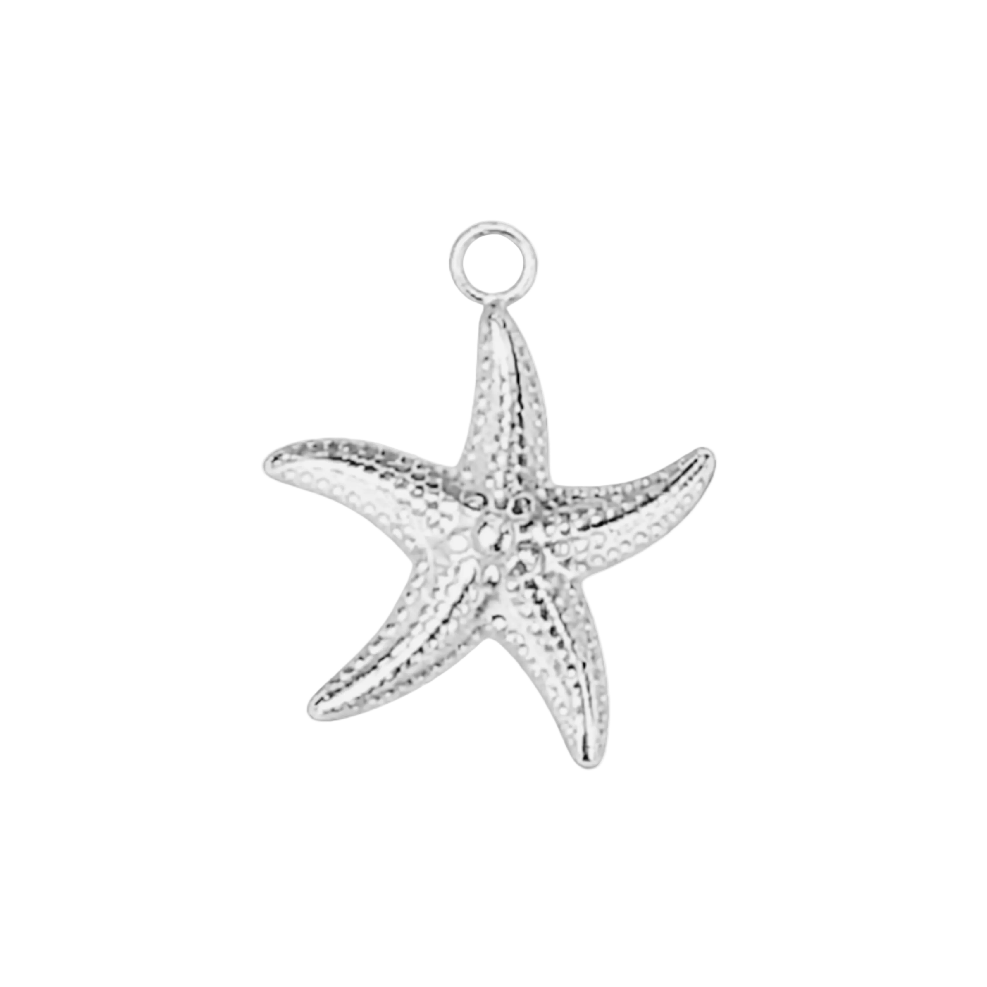 KROSSFISKUR  charm  - SILFRAÐ