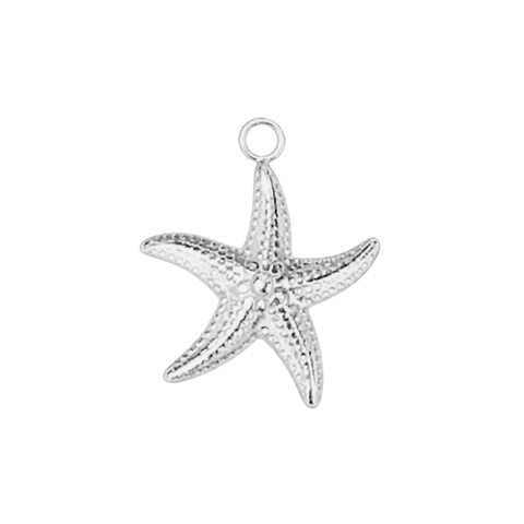 KROSSFISKUR  charm  - SILFRAÐ