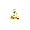 MINI BLÓM charm  - GYLLT