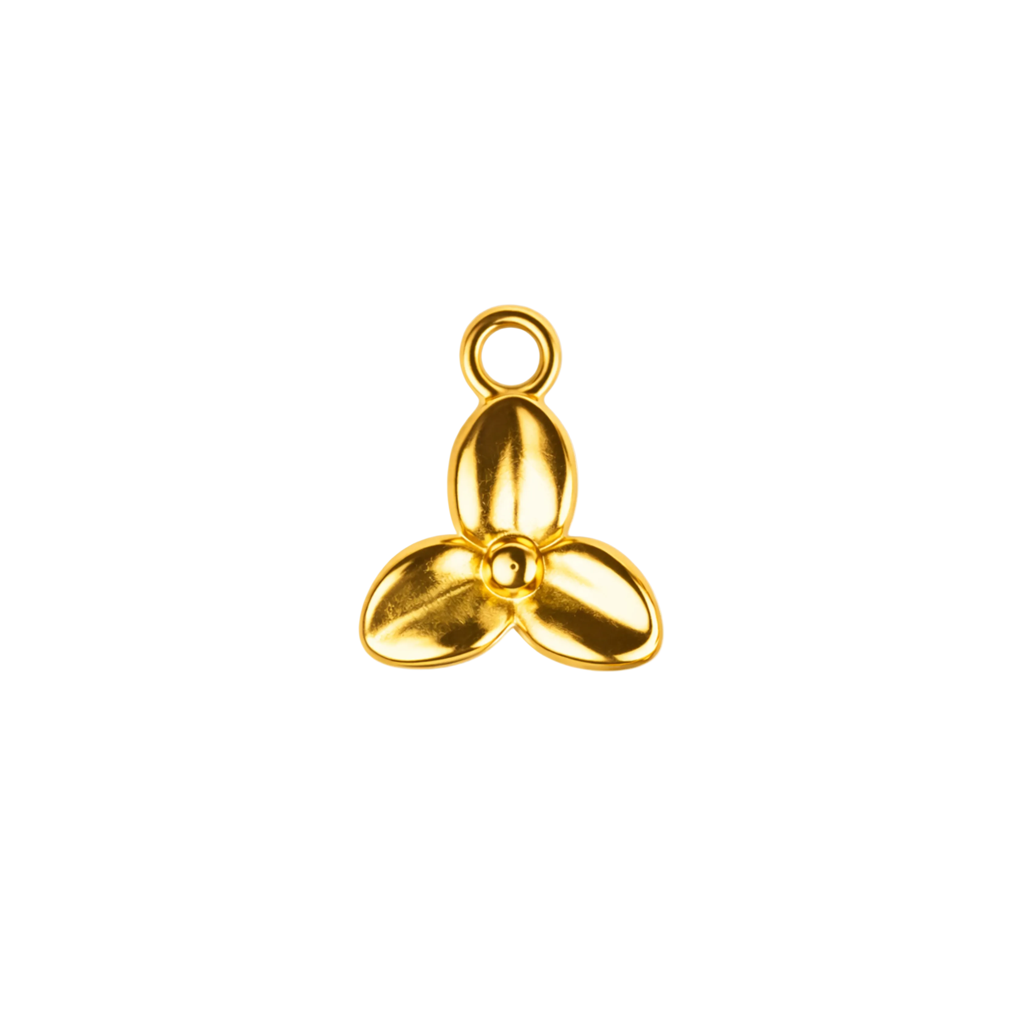 MINI BLÓM charm  - GYLLT