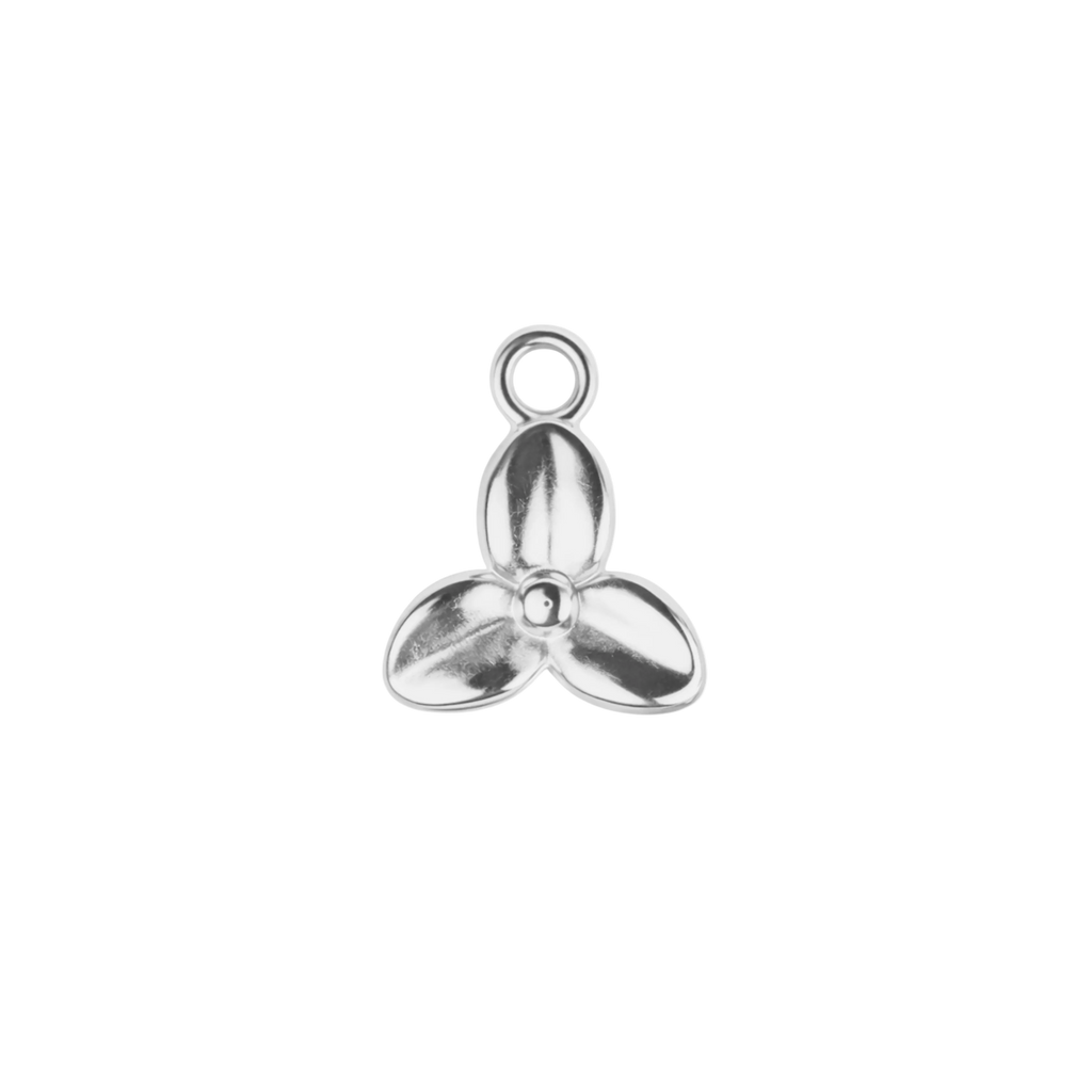 MINI BLÓM charm  - SILFRAÐ