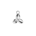 MINI BLÓM charm  - SILFRAÐ