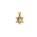 MINI SKJALDBAKA charm - GYLLT