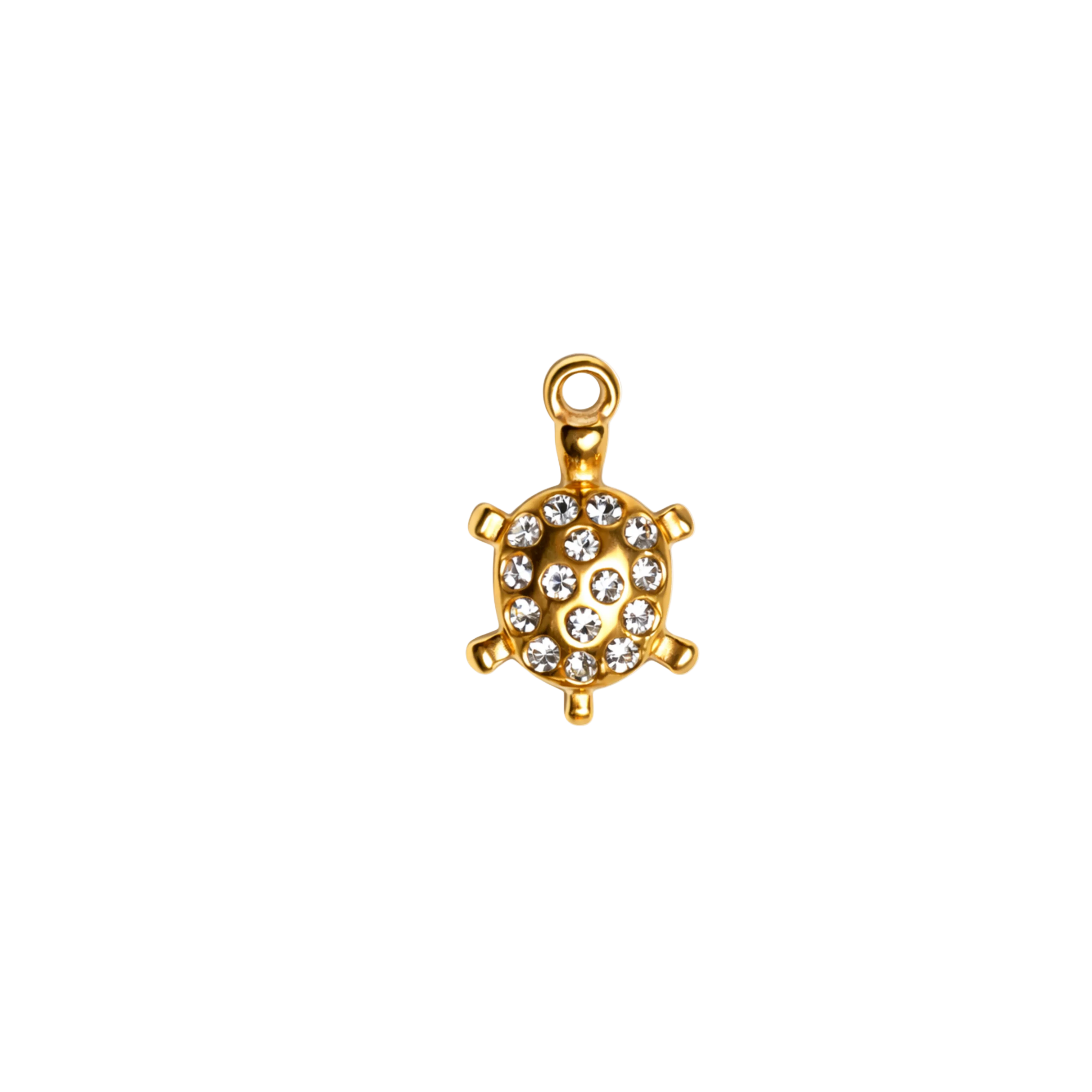 MINI SKJALDBAKA charm - GYLLT