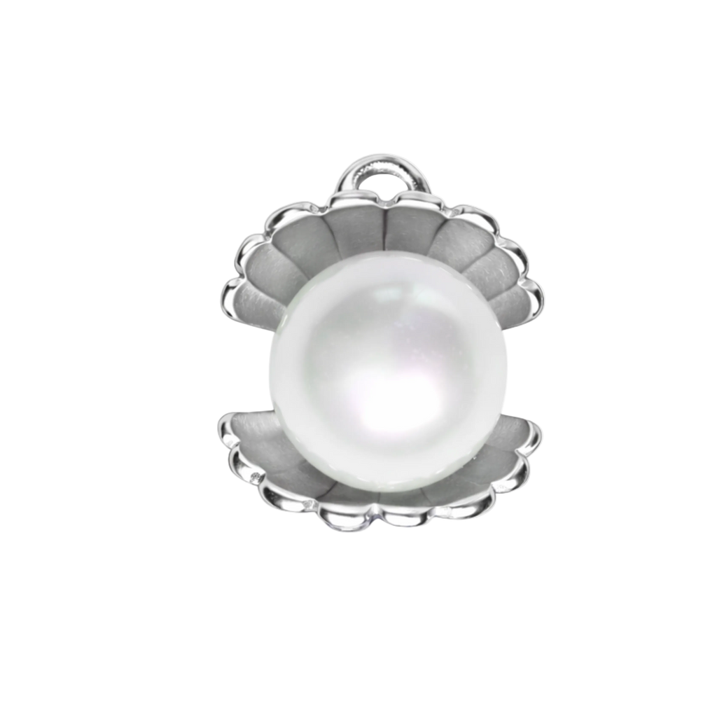 TREASURE SHELL charm  - SILFRAÐ