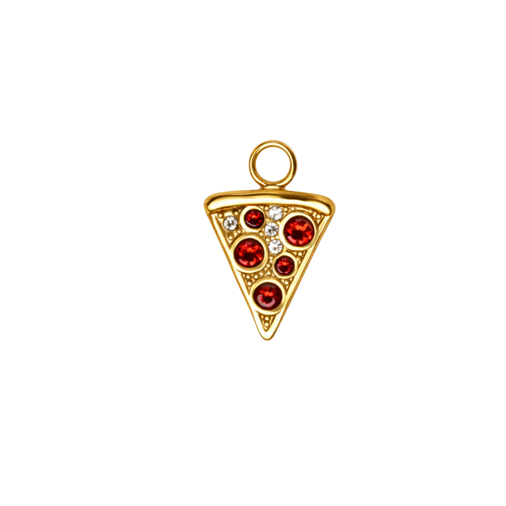 PIZZA charm  - GYLLT