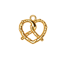PRETZEL charm  - GYLLT