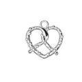 PRETZEL charm  - SILFRAÐ