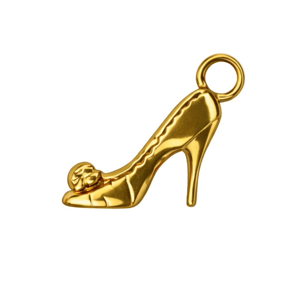 GLASS SLIPPER charm  - GYLLT